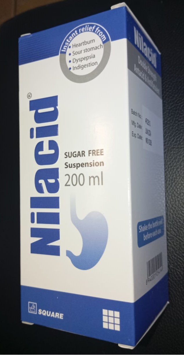 Nilacid Sugar-Free Suspension (200 ml)